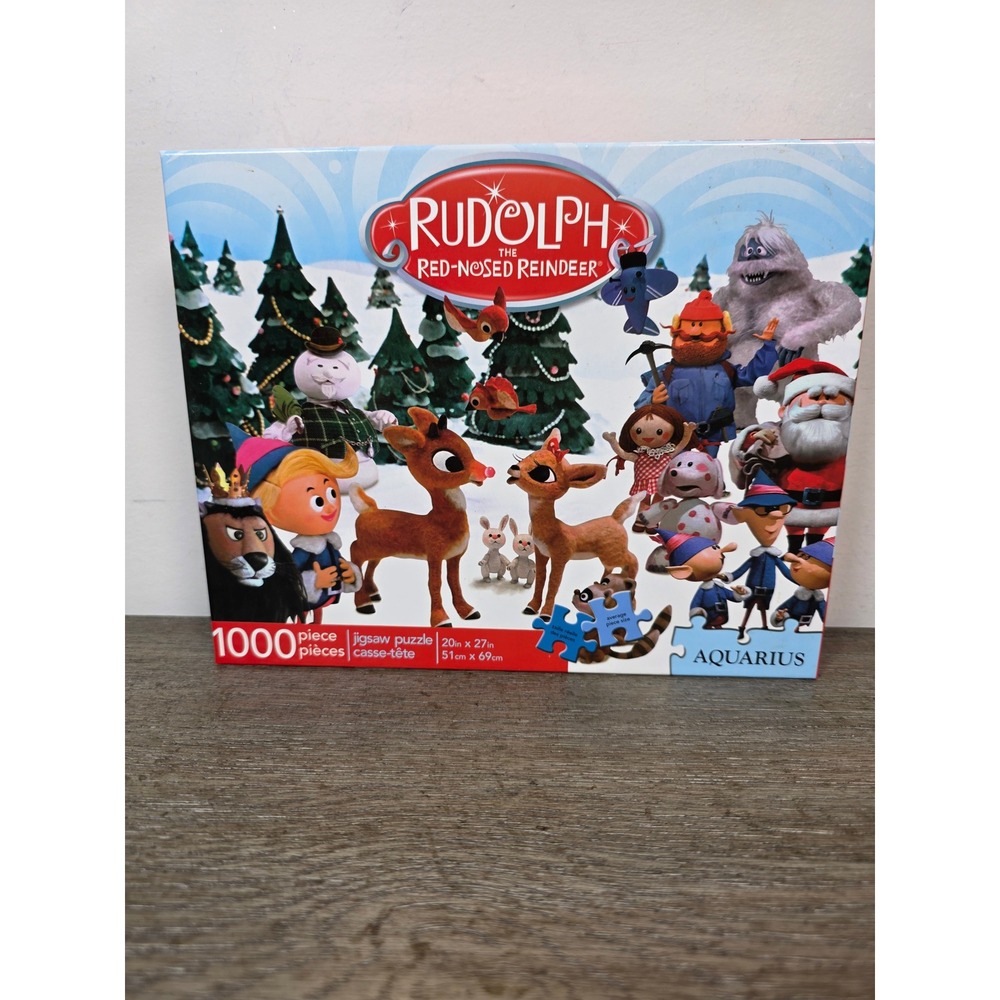 Rudolph the Red-Nosed Reindeer - 1000 Piece Jigsaw Puzzle by Aquarius